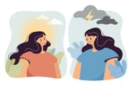 Can you reframe your thoughts and get out of the negative thought loop? (Image via Freepik/Pch.vector)